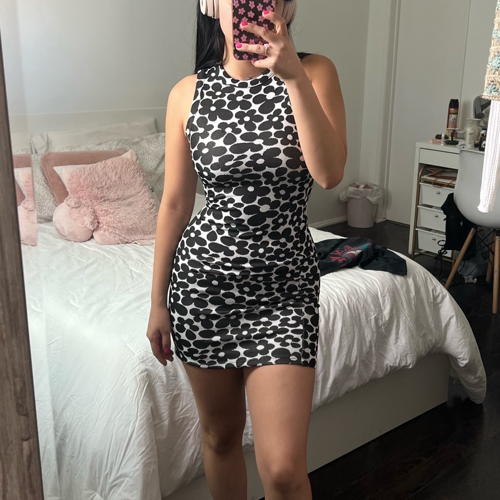 Floral mini dress